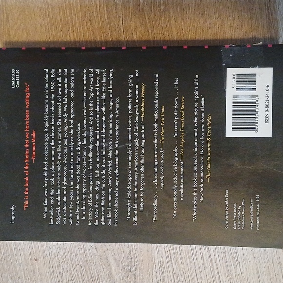 Edie: American Girl Paperback –1982 English edition  by Jean Stein/ George P - Picture 10 of 11